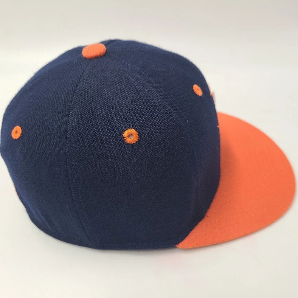 Virginia‎ Cavaliers Hat Fitted 6 3/4 Zephyr Blue Orange Wool Blend Wahoos NCAA